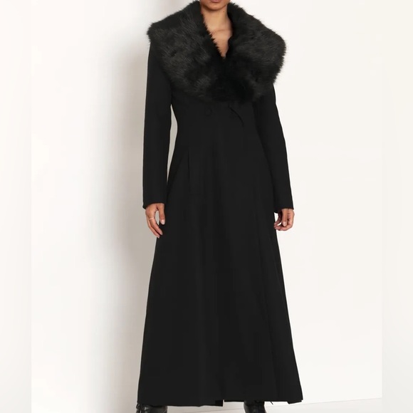 Blackmilk “WINTER WALKER COLLARED TRENCH COAT” SIZE 8 US/12 AUST NWT - Picture 15 of 16